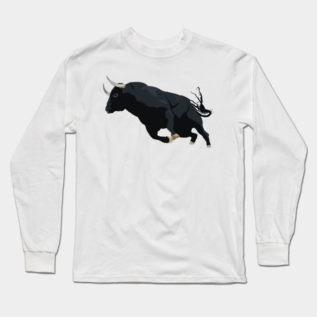 Black Bull Long Sleeve T-Shirt by NorseTech